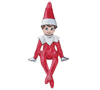 ELF SITTING BALLOONSitting Elf balloon. Consumer inflates body and legs with enclosed straw and assembles. This balloon will not float, air only.
Packaged Foil Balloon29"H X 17"WBurton & Burton