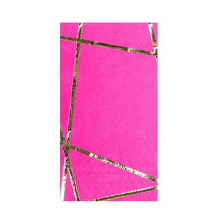 Enchanté Pink Guest Napkins by Jollity & Co