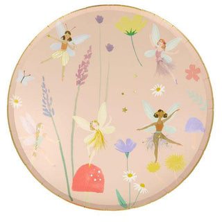 Fairy Dinner PlatesThese delightful plates are perfect for a fairy party or whenever you want to add a magical touch to any celebration. They feature pretty fairies, flowers and funghiMeri Meri