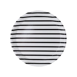 Femme Dessert PlatesEdgy, bold, and stylish, perfect for the entertainer with a rebellious aesthetic. This plates' classic black and white stripe pattern translates to dozens of party sJollity & Co