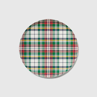 Festive Plaid Large PlatesCelebrate in festive tartan style with the Holiday Plaid collection. These large plates feature a classic green and red plaid pattern that is perfect for all your hoCoterie Party Supplies