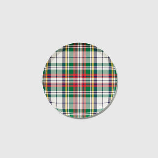 Festive Plaid Small PlatesCelebrate in festive tartan style with the Holiday Plaid collection. These small plates feature a classic green and red plaid pattern that is perfect for all your hoCoterie Party Supplies