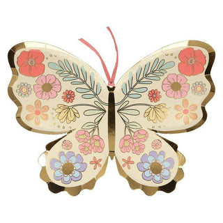 Floral Butterfly PlatesThese Floral Butterfly plates are really beautiful! Perfect for a magical princess party, tea party or anniversary. Elegantly illustrated and crafted, with lots of gMeri Meri