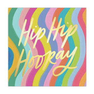 Hip Hip Hooray Foil Beverage Napkins by Slant