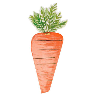Foiled Carrot Napkins
Make your party table look springtime sensational with these delightful carrot napkins. They are perfect for an Easter celebration, or for any party with a nature oMeri Meri