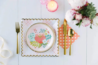 GARDEN PARTY FLORAL PAPER PLATESBrighten your soiree's hor d'oeuvre table with these beautiful floral plates. Whether your celebration is an afternoon tea in the garden or upscale brunch during theMy Mind’s Eye