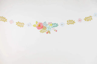GARDEN PARTY FLORAL & PENNANT BANNER SETThis garden party banner set will bring springtime to your soiree any time of year! The floral spray banner features spring flowers accented with gold foil, and the My Mind’s Eye