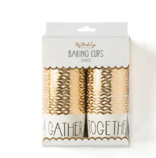 GATHER TOGETHER BAKING CUPS - pack of 2 - perfect for cupcakes by My Mind's Eye.