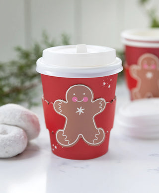 GINGERBREAD MAN COZYCurl up with a cup of your favorite warm beverage using these new cozy coffee cups! At 8 oz, these mini cups are the perfect size to hand out hot cocoa at the ChristMy Mind’s Eye
