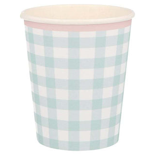 Gingham Cups
Gingham is a gorgeous print for springtime. It looks wonderful on these cups, which are perfect for serving refreshing drinks in for parties or picnics. They have aMeri Meri