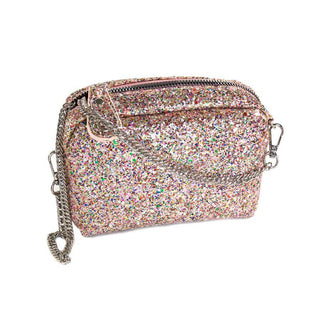 Glitter Crossbody Handbag - ConfettiA stylish and trendy Glitter Cross-body handbag for your everyday wear and special events. It matches a fancy dress for a fun night out, or it can add a nice touch oBewaltz