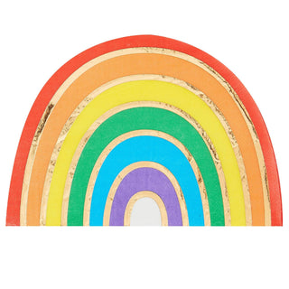 Gold Foiled Rainbow Party NapkinsPerfect for any party these rainbow paper napkins will look perfect with other rainbow party decorations for a fun and vibrant setup. The vivid colours pop against tGinger Ray