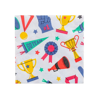 Good Sport Large NapkinsCelebrate your good sport with these paper napkins! Designed with bold colors to complement any team. Use these universal napkins for team parties, birthday parties,Daydream Society