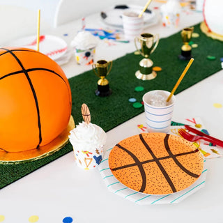 Good Sport Basketball PlatesCelebrate your good sport with these plates! Use these plates for team parties, birthday parties, and March Madness! Go team!  

Designed by Ampersand Design Studio Daydream Society