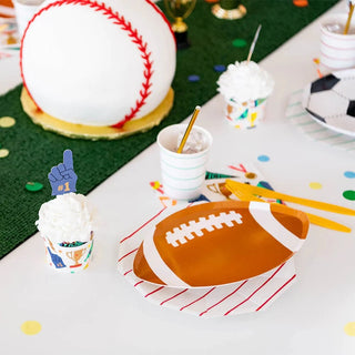 Good Sport Football PlatesCelebrate your good sport with these plates! Use these plates for team parties, birthday parties, and the Superbowl! Go team!  

Designed by Ampersand Design Studio Daydream Society