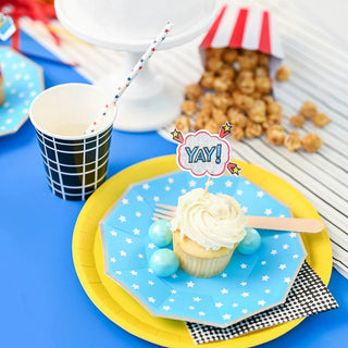 Gridline CupsThese cups runneth over with incredible design details. They are adorned with a modern windowpane design that looks great whether you're serving juice to kids or cofCoterie Party Supplies