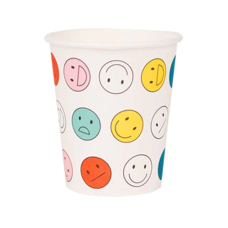 HAPPY FACES CUPSHappy Faces Paper Party Cups for All Occasions. 
- 8 pack.- Each cups measures 3.5in My Little Day
