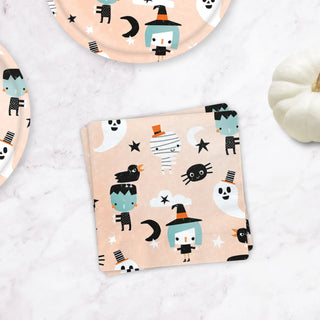 Halloween Friends Paper NapkinsGet ready for the CUTEST Halloween party with our Halloween friends' napkins!Your guests will absolutely LOVE these napkins. Pair our adorable Halloween napkins withEllie's Party Supply