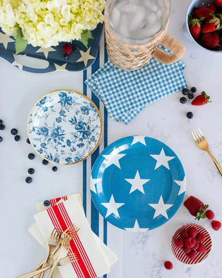 Hamptons Navy Gingham Paper Guest TowelAdd a classic dash of color to your table this Fourth of July with these gingham dinner napkins. The large size is ideal for generous slices of apple pie, going on aMy Mind’s Eye