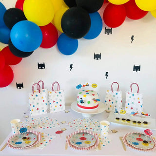 Happy Colors NapkinsHappy Colors napkins are a great addition to any party. Modern art inspired, these napkins will playfully complement both happy colors and super heroes collections. Pooka Party