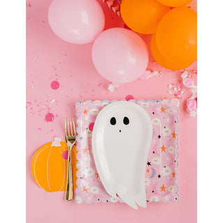 Happy Haunting Ghost Shaped 9in Plate