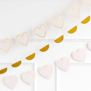 Heart Banner 
Put some love in the air with this sweet heart banner. Whether you are celebrating the bride to be, welcoming a new baby or Valentine's day, this heart banner willMy Mind’s Eye