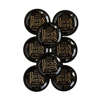 Hocus Pocus Plates• Includes 8 - 9 x9 inch round paper plates 
• gold foil accentsMy Mind’s Eye