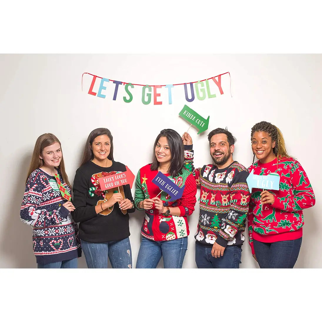 Ugly Christmas Sweater Party Decorating Kit Christmas Party