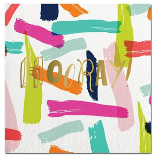 Hooray Foil Beverage NapkinCelebrate any party with these fun beverage napkins!
Size:5" sq., 20 count/packageSlant