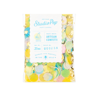 Hoppy Easter Artisan ConfettiOur hand-pressed Artisan Confetti is the highest quality confetti available. Fully separated and pressed from American made tissue paper for the most beautiful colorStudio Pep