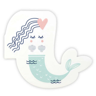 Jumbo Shaped Napkins - MermaidCelebrate any occasion with these stylish fun shaped napkins!

Shaped napkin - Mermaid
Just Married
Durable feel
Size:5.3" x 5.5" h / 20 count per package
Creative Brands