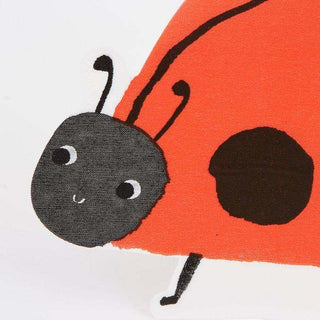 Ladybug NapkinsThese ladybug napkins add an adorable touch to any celebration. They have sweet smiling faces and help bring the beauty of nature indoors.

Crafted in the shape of aMeri Meri