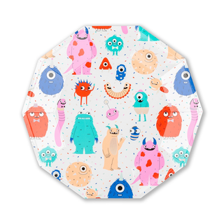 Monsters Large PlatesShips out approximately 9/7

We're not afraid of these monsters! Featuring a bright color palette full of neons and pops of holographic silver foil, these monster laDaydream Society