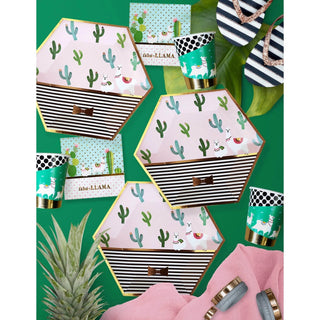 Llama Party PlatesThis fiesta party supplies collection is perfect for summer parties, a bachelorette party, Cinco de Mayo, and birthdays of course! Featuring adorable hand-illustrateCrated