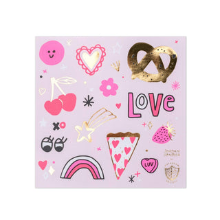 love notes sticker setooh la love! featuring gold foil and pops of neon, these valentine's day stickers have stolen our hearts!

illustrated by jordan sondler for daydream society
packageDaydream Society