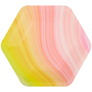 Rainbow Swirl Lunch PlateAdd a little excitement to your party tablescape with these bright rainbow swirl patterned party plates.

8 dinner plates per package
10.5" Diameter
Complete the looCR Gibson