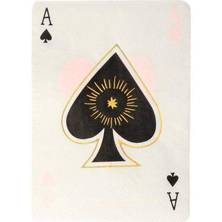 Magic Aces NapkinsThese amazing red, black and white napkins will add a magical element to any party. They feature classic Ace card designs, and are both practical to use and fantastiMeri Meri