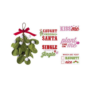 Mistletoe Kissing Booth Holiday Decorating Kit• Add some fun to your holiday party with this mistletoe kissing booth kit 
• Includes everything you need for guests to enjoy a kiss under the mistletoe! 
• IncludePearhead