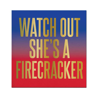 She's a Firecracker Napkins