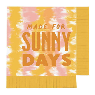 Sunny Days NapkinsBring on the fun with these cute beverage napkins! Perfect for any summer celebration!
Fringe Beverage Napkins 
Size:5" Sq - 16 countCreative Brands