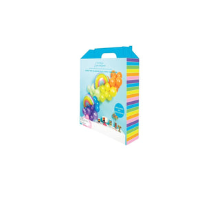 A box of CR Gibson's OVER THE RAINBOW BALLOON GARLAND on a white background.