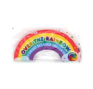 Over the rainbow scented erasers in a package.