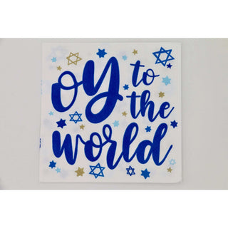 OY To The World Napkins 40ct
