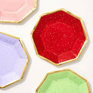 Octagon Multicolor PlatesBrighten up your party with these fun party plates! Featuring gold foil accents and a die-cut shape, each plate is a different color for a fun rainbow effect.
PlatesPaper Source