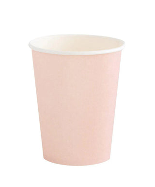 A Pretty In Pink Cup Set by Oh Happy Day on a white background.