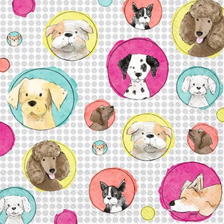 Paper Cocktail Napkin Art Pop Pups