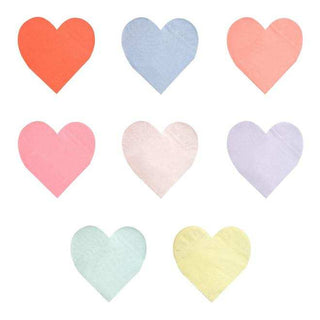 Party Palette Heart Large NapkinsGet the color of the rainbow at your table with these gorgeous bright and beautiful large heart napkins. Perfect for Valentine's Day or any romantic celebration.
DieMeri Meri