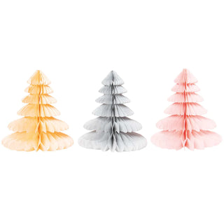 Pastel Christmas Tree HoneycombsCreate that festive feeling with these lovely festive Christmas tree honeycombs! The honeycombs come in 3 shades of pastel, creating a stunning ombre forest look wheYEY