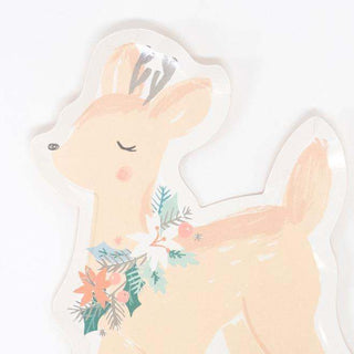 Pastel Deer PlatesWhy have plain plates, when you can have these beautiful deer as a highlight of your party table? They are crafted with stunning pastel colors and silver detail for Meri Meri