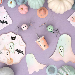 Pastel Halloween Large NapkinsMake your Halloween party table settings look extra amazing with the addition of these fabulous napkins. They feature illustrations of classic Halloween icons and siMeri Meri
